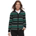 Women's Croft & Barrow&reg; Essential Extra Cozy Cardigan, Size: Medium, Dark Green