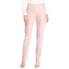 Women's Chaps Straight-leg Pull-on Pants, Size: 6, Pink