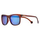 Converse H057 57mm Chuck Taylor Polarized Square Sunglasses, Adult Unisex, Brown
