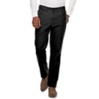 Men's Croft & Barrow&reg; Straight-fit Flannel-lined Canvas 5-pocket Pants, Size: 44x32, Black