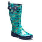 Western Chief Women's Waterproof Rain Boots, Size: Medium (9), Blue