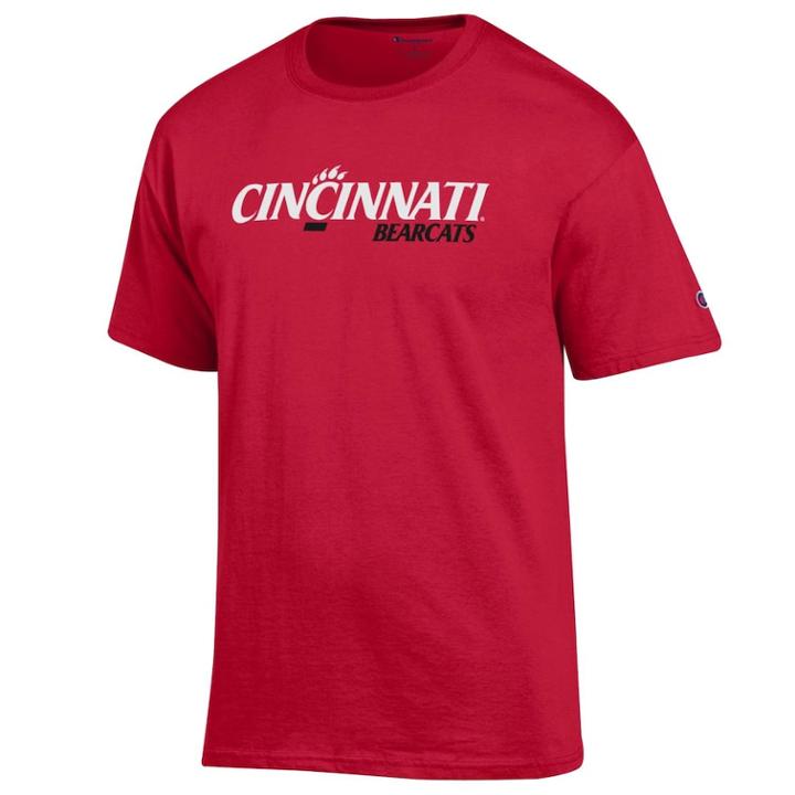 Men's Champion Cincinnati Bearcats Team Tee, Size: Medium, Multicolor