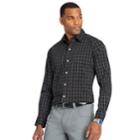 Men's Van Heusen Traveler Non-iron Button-down Shirt, Size: Xxl, Black