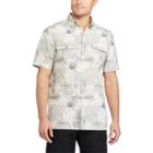 Men's Chaps Plaid Outdoor Easy-care Performance Button-down Shirt, Size: Xl, Beige Over
