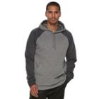 Men's Tek Gear&reg; Pullover Fleece Hoodie, Size: Xl, Black