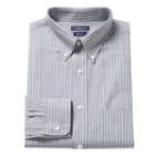 Men's Croft & Barrow&reg; Slim-fit Easy-care Button-down-collar Dress Shirt, Size: 18 36/37, Black