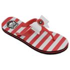 Women's College Edition Georgia Bulldogs Bow Flip-flops, Size: Small, Red