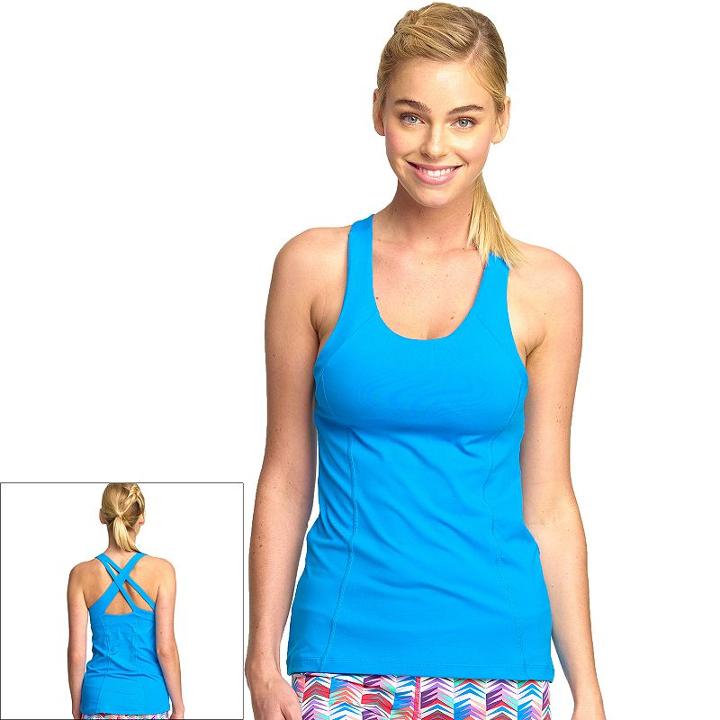 Women's Colosseum Botanical Scoopneck Tennis Tank, Size: Xs, Ovrfl Oth