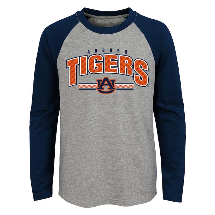 Boys 4-18 Auburn Tigers Audible Tee, Size: 12-14, Grey