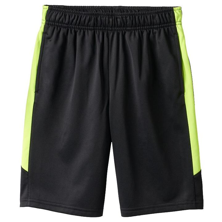 Boys 8-20 Tek Gear&reg; Tricot Shorts, Boy's, Size: S(8), Black