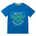 Boys 8-20 Chaps Sport Ace's Racquet Club Tee, Boy's, Size: Medium, Blue
