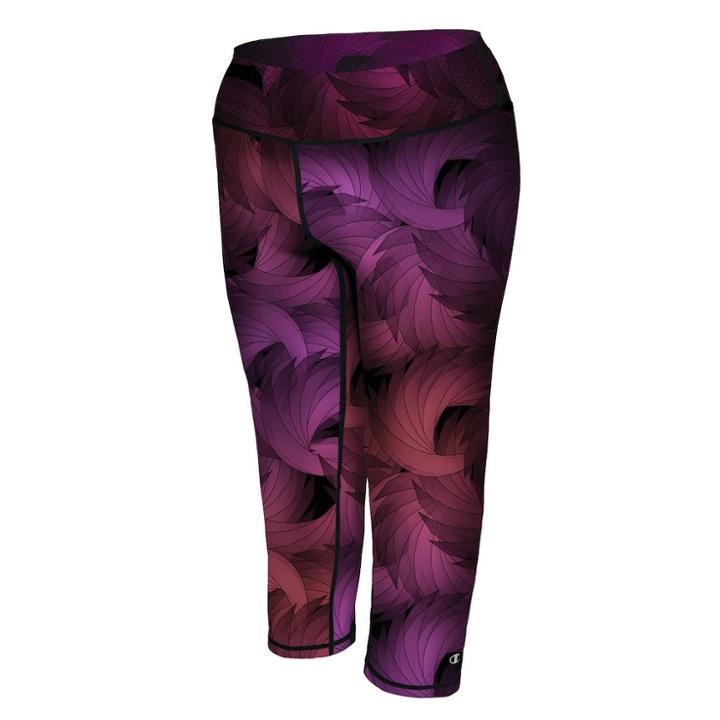 Plus Size Champion Absolute Capri Leggings, Women's, Size: 1xl, Med Purple