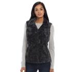 Women's Weathercast Faux-fur Vest, Size: Xl, Grey