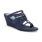 New York Transit Brightest Move Women's Wedge Sandals, Size: Medium (8.5), Blue
