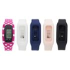 B-fit Women's Activity Tracker & Interchangeable Band Set - Ba2223bk598-078, Size: Large, Multicolor