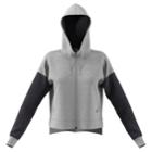 Women's Adidas Full-zip Hoodie, Size: Xl, Med Grey