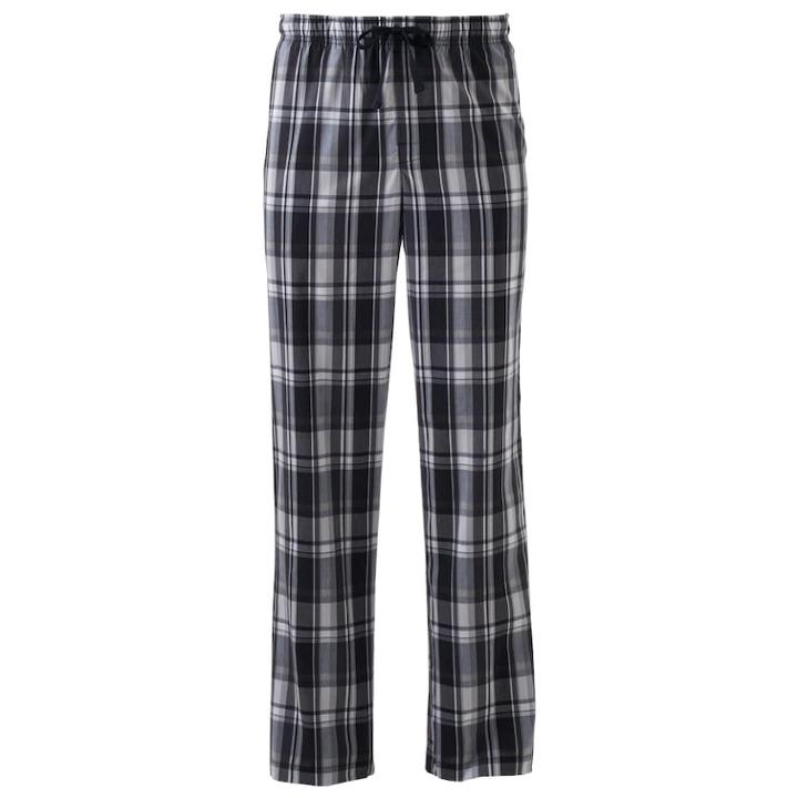 Big & Tall Croft & Barrow&reg; True Comfort Stretch Lounge Pants, Men's, Size: L Tall, Black