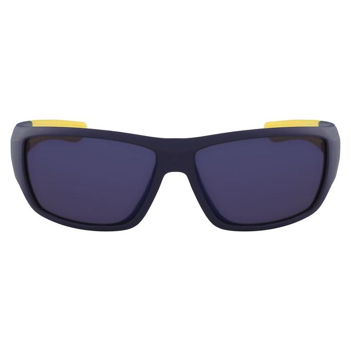 Men's Columbia Utilizer Polarized Sport Wrap Sunglasses, Blue (navy)