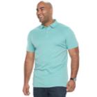 Big & Tall Apt. 9&reg; Regular-fit Soft Touch Stretch Interlock Polo, Men's, Size: Xl Tall, Med Blue