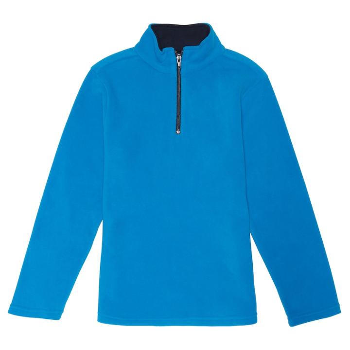 Boys 8-20 French Toast Quarter-zip Fleece Top, Size: Large, Brt Blue