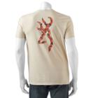 Men's Browning Logo Tee, Size: Large, Beig/green (beig/khaki)