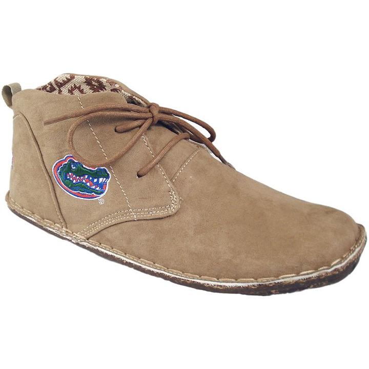 Men's Florida Gators 2-eye Chukka Boots, Size: 11, Beig/green (beig/khaki)