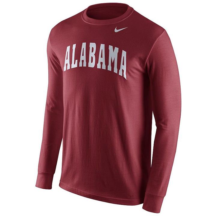 Men's Nike Alabama Crimson Tide Wordmark Tee, Size: Xxl, Red