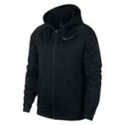 Men's Nike Therma Full-zip Hoodie, Size: Medium, Grey (charcoal)