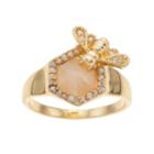 Lc Lauren Conrad Bee & Honeycomb Ring, Women's, Size: 7, Pink