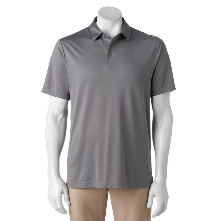 Big & Tall Grand Slam 360 Performance Polo, Men's, Size: 2xb, Med Grey