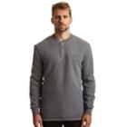 Big & Tall Stanley Classic-fit Sherpa-lined Thermal Henley, Men's, Size: L Tall, Grey (charcoal)