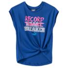 Girls 4-6x Puma Record Breaker Tee, Girl's, Size: 4, Blue Other