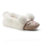 Women's So&reg; Critter Ballerina Slippers, Size: Medium, White Oth