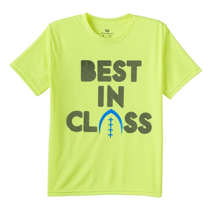 Boys 8-20 Tek Gear&reg; Best In Class Tee, Boy's, Size: Xl, Drk Yellow