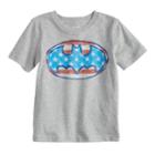 Toddler Boy Jumping Beans&reg; Dc Comics Batman Logo Patriotic Graphic Tee, Size: 3t, Med Grey