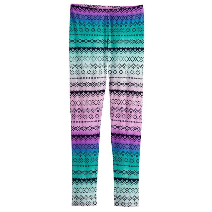 Girls 7-16 & Plus Size So&reg; Cozy Brushed Leggings, Size: 16, Med Blue