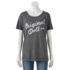 Juniors' Barbie Original Doll Graphic Tee, Girl's, Size: Xs, Black