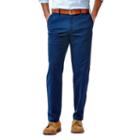 Men's Haggar&reg; Performance Cotton Slacks: Straight-fit Comfort Flex Waist Pants, Size: 30x32, Blue