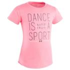 Girls 4-6x Under Armour Dance Is A Sport Graphic Tee, Girl's, Size: 6x, Brt Pink