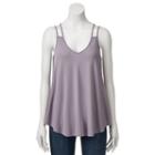 Juniors' Pink Republic Strappy Swing Camisole, Girl's, Size: Xl, Lt Purple