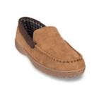 Men's Heat Keep Microsuede Venetian Moccasin Slippers, Size: Xl, Dark Beige