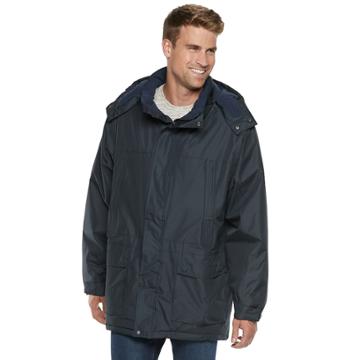 Men's Victory Rugged Wear Hooded Parka, Size: Medium, Blue (navy)