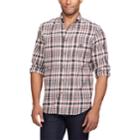 Big & Tall Chaps Classic-fit Plaid Flannel Button-down Shirt, Men's, Size: 4xb, White