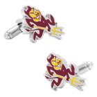 Arizona State University Sparky Cuff Links, Men's, Red