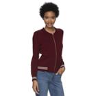 Juniors' My Michelle Bomber Sweater, Girl's, Size: Xl, Drk Purple