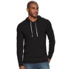 Men's Sonoma Goods For Life&trade; Slim-fit Flexwear Hoodie Tee, Size: Xxl, Black