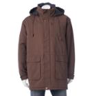 Big & Tall North 40 Microfiber Peached Longer-length Parka, Men's, Size: Xxl Tall, Beig/green (beig/khaki)