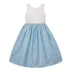Girls Plus Size American Princess Rhinestone Waist & Lace Skirt Dress, Size: 12 1/2, White Oth