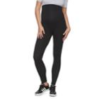 Maternity A:glow Belly Panel Solid Leggings, Women's, Size: Xs Maternity, Black