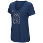 Women's Under Armour San Diego Padres Heat Gear Streak Tee, Size: Xxl Av/rg, Blue